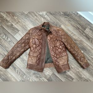 Nice worn in leather jacket